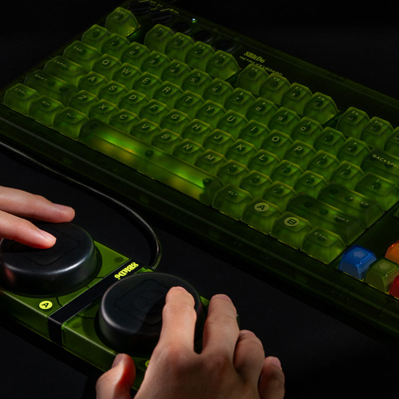 8BitDo Retro 87 Mechanical Keyboard - Xbox Edition